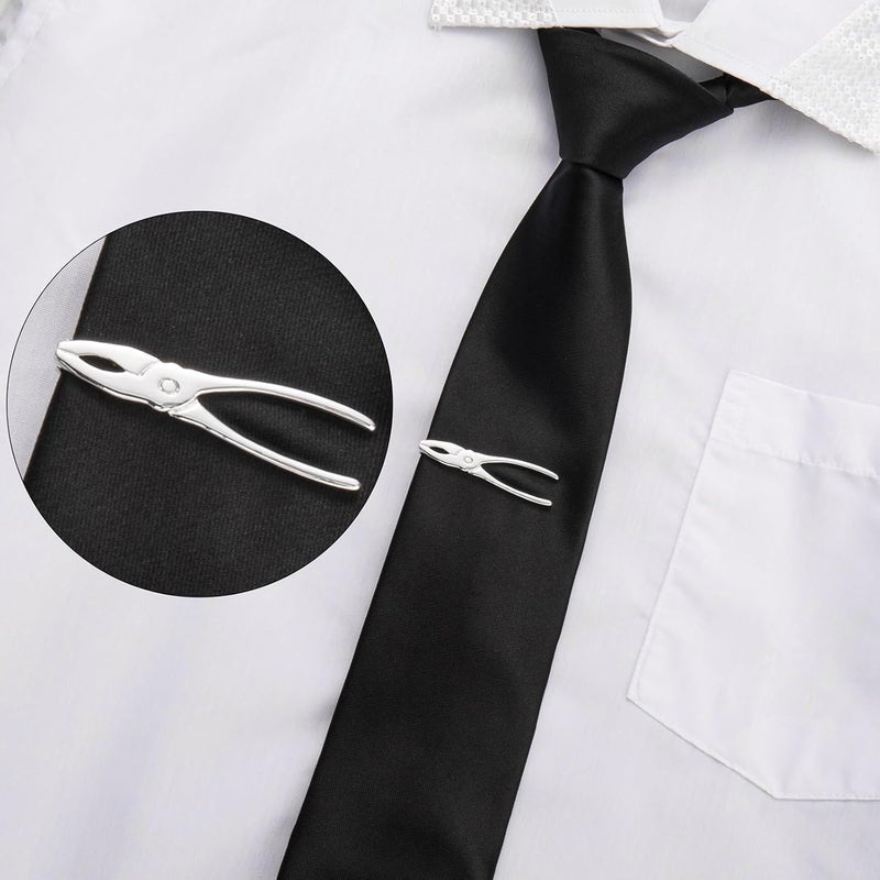 HAWSON 2/2.2 Inch Various Tie Clips for Men Unique, Personalized Novelty Tie Bars Pins Tacks, Funny Theme Wedding Holiday Gifts for Husband Groomsmens - Image 3